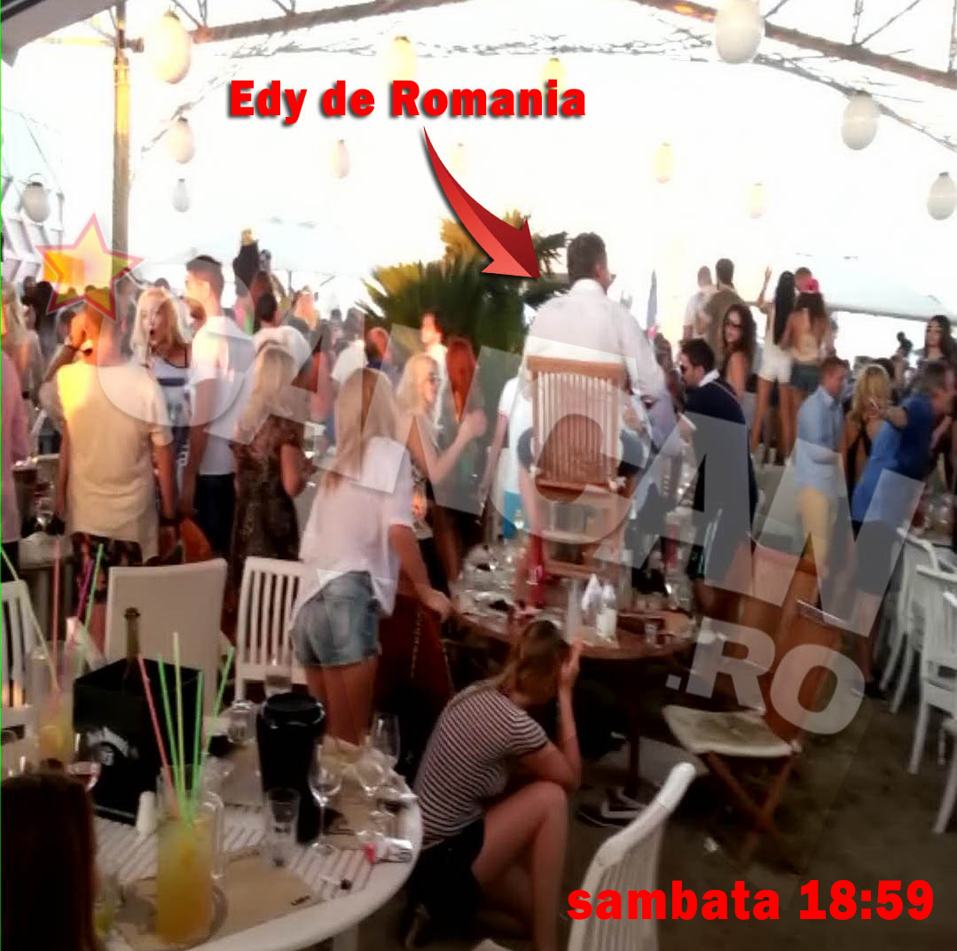 Cheful lui Edy a inceput la amiaza si s-a incins tare aproape de asfintitul soarelui