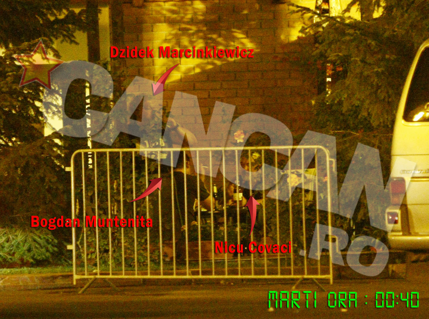 Dupa ce s-au linistit, au mers la terasa hotelului