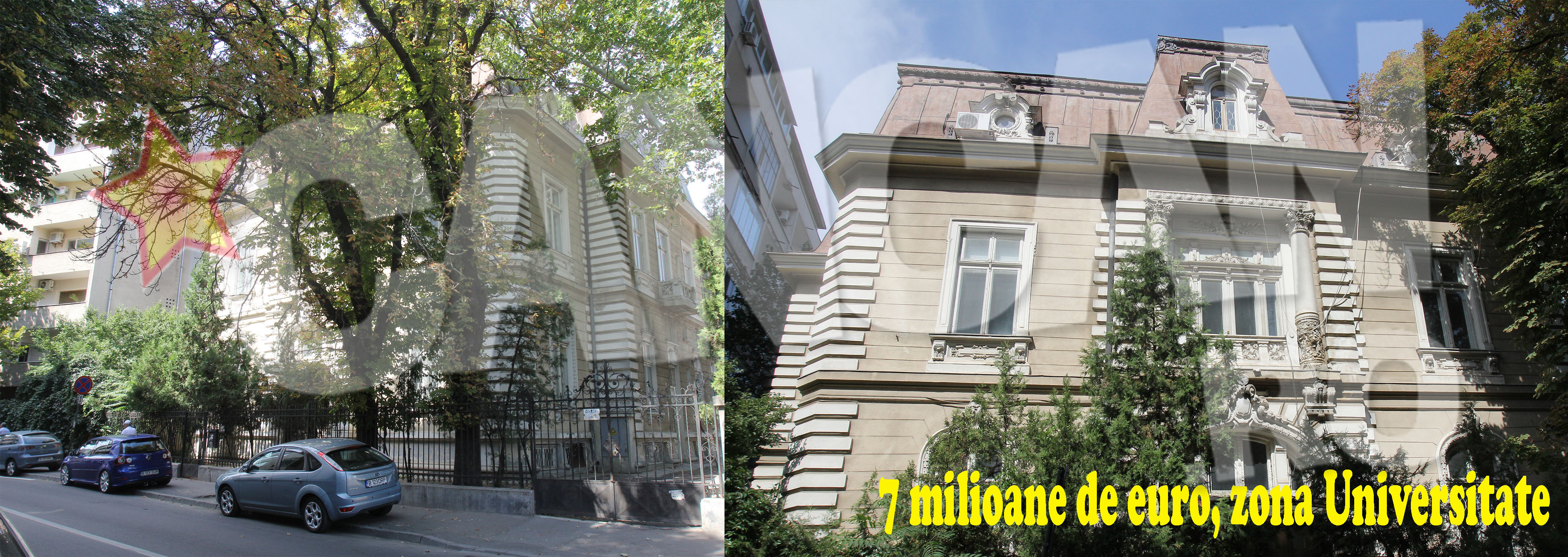Pe vila din zona Universitate proprietarul cere 7.000.000 de euro