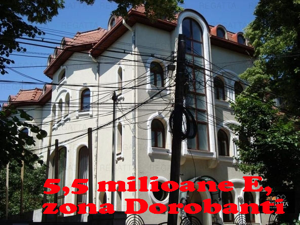 Dorobanti este o zona plina de case foarte scumpe
