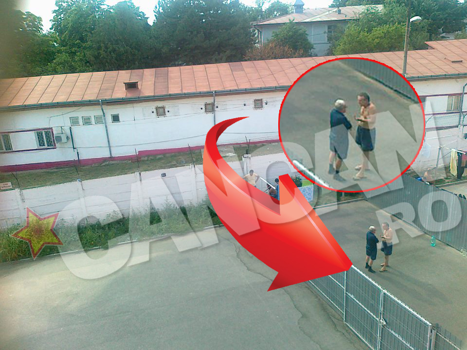 Becali a fost fotografiat la Jilava de catre detinuti