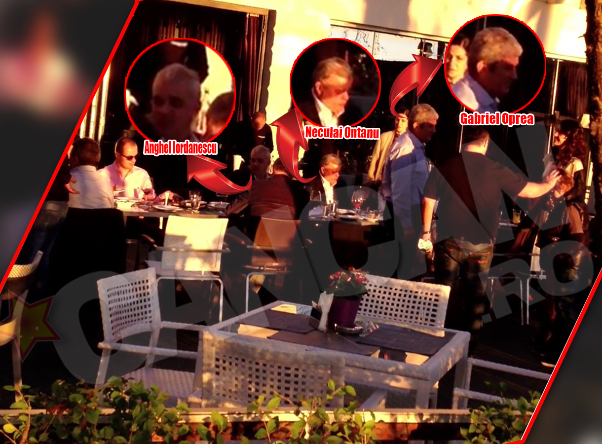 Sarbatoritul a asistat distrat la o scena ciudata. De la distanta asta nu e foarte clar ce fac domnul si doamna din fotografie...Poate de aproape se vedea altceva