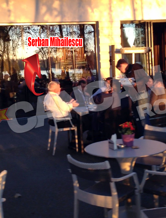 Serban Mihailescu i-a luat locul din fruntea mesei sarbatoritului, in cateva randuri