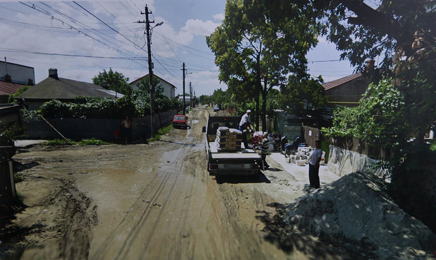 Strada Dantelei cu strada Gheorghe Asachi inainte de reabilitare