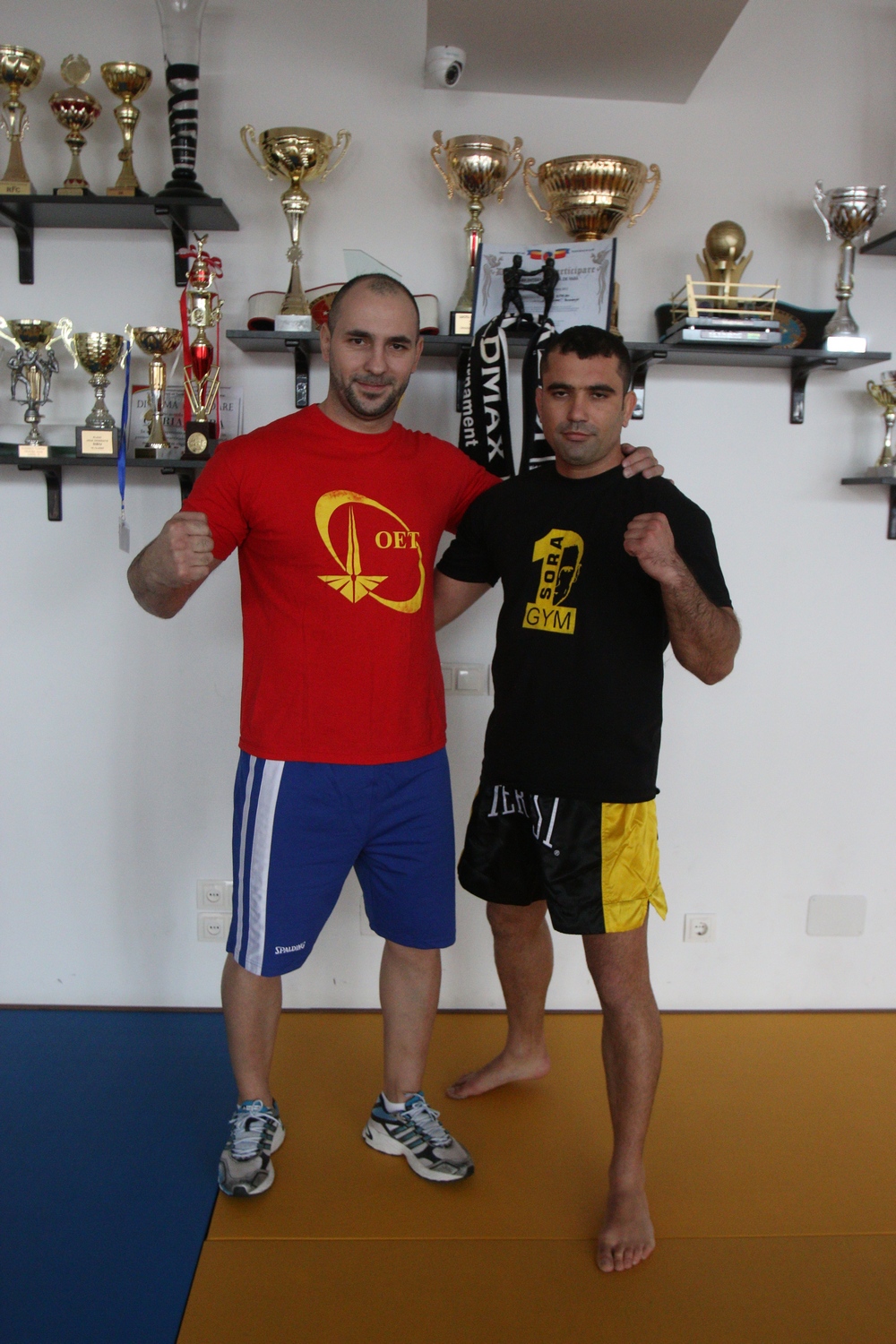 Sportivul alaturi de antrenorul si mentorul sau, Ciprian Sora