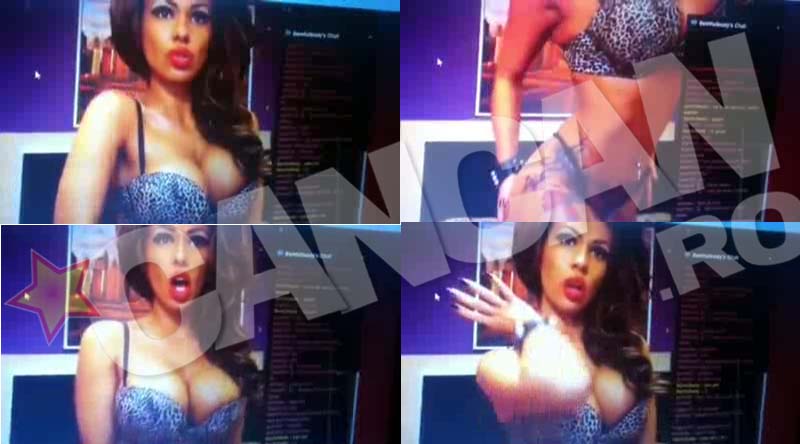 Mihaela, sexy pentru clientii de la videochat