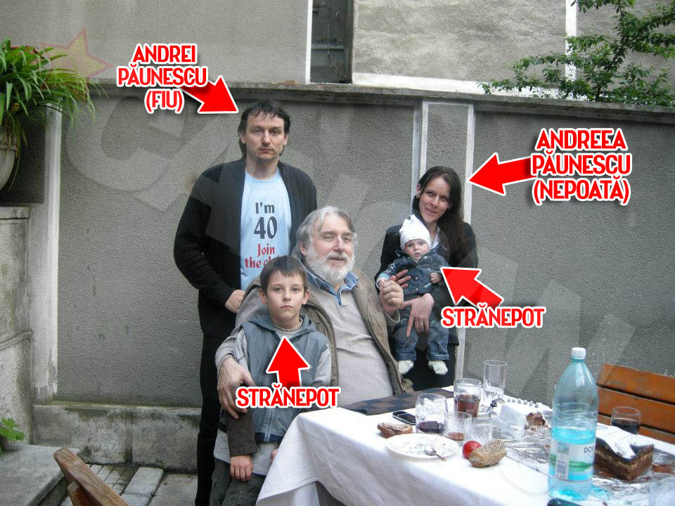 Patru generatii din familia Paunescu