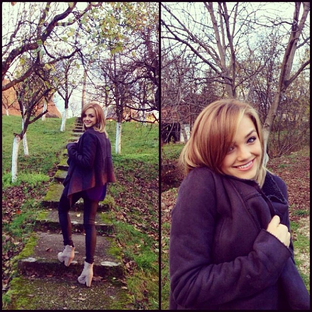 Tanara nu a uitat de unde a plecat si cum are ocazia vine in tara