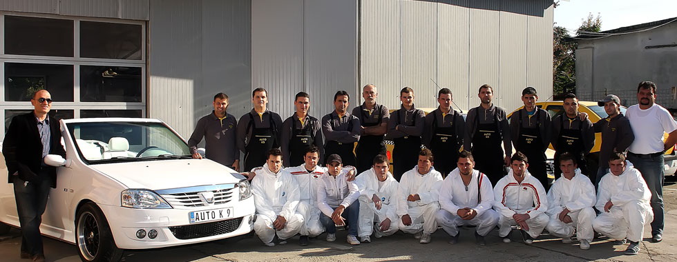 Ei sunt membrii echipei care au creat prima Dacie Logan decapotata si primul Logan Coupe