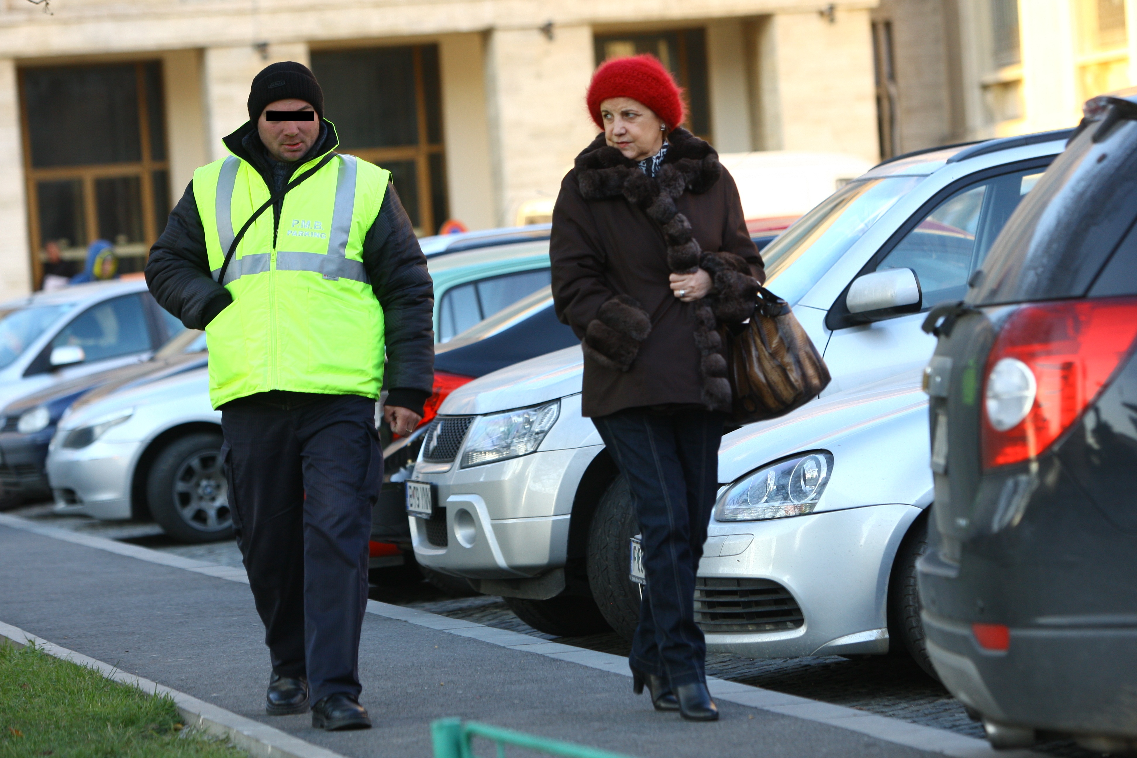Sidonia Ionescu i-a cerut parcagiului sa aiba grija de masina ei