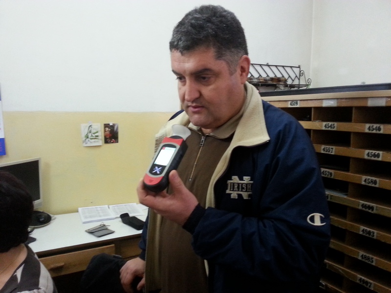 Florian Iorga este sofer pe autobuz, iar inainte sa pelce in cursa el a fost testat cu etilotestul