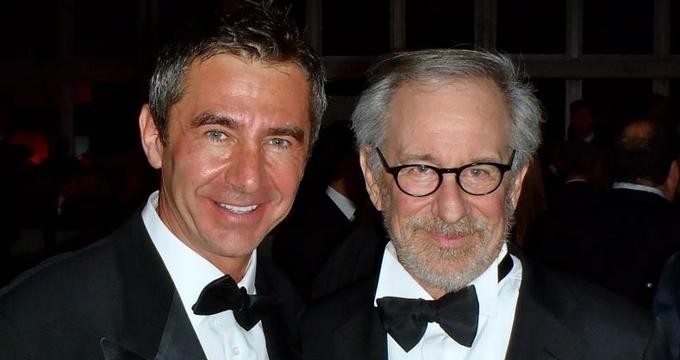 Alexander Radu si Steven Spielberg