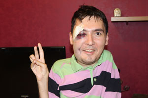 Iulian a fost lovit intentionat de Genica Boerica, in 2011, pe o trecere de pietoni