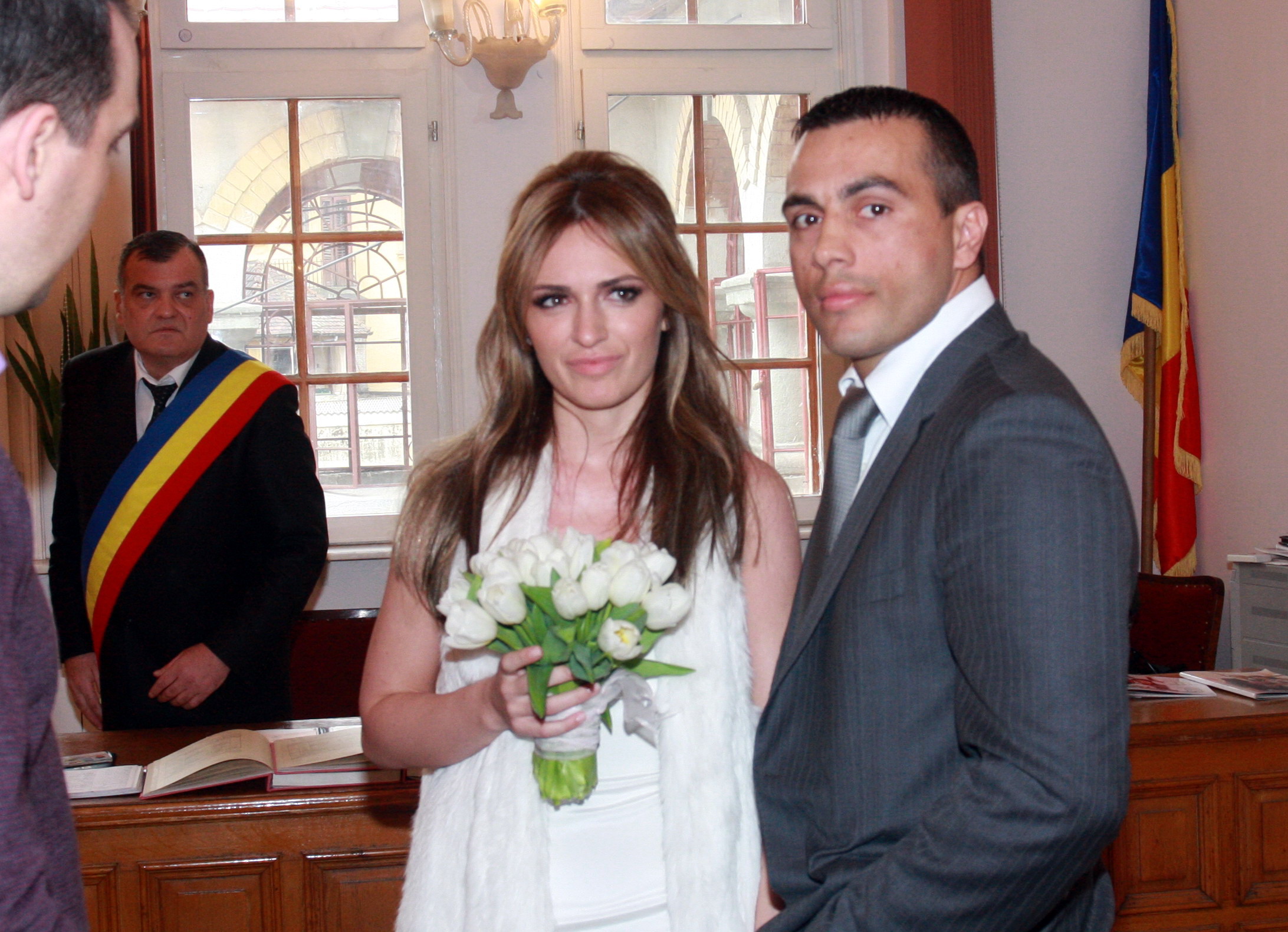 Maria Marinescu si Frank Colin s-au casatorit in 2009 si au impreuna un baietel