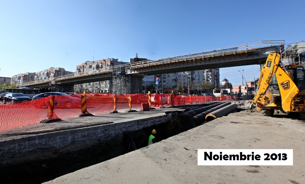 In noiembrie anul trecut se lucra la de zor la constructia pasajului