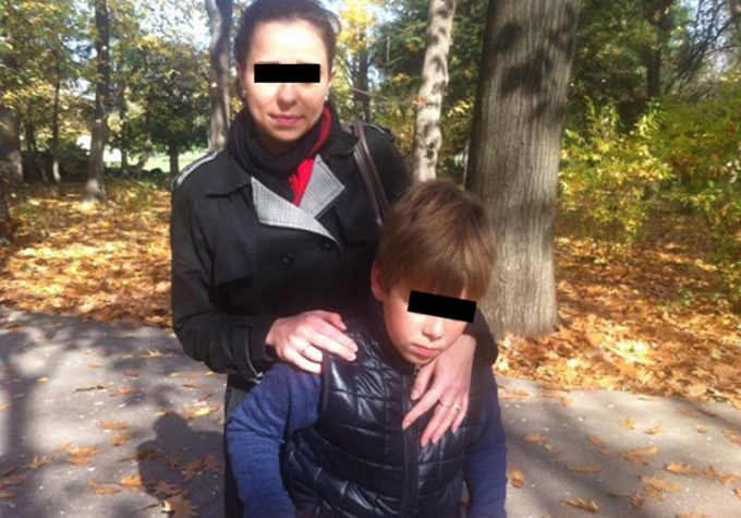 Irina (30) si Albert (7) - cei doi copii ai lui Adrian Iovan