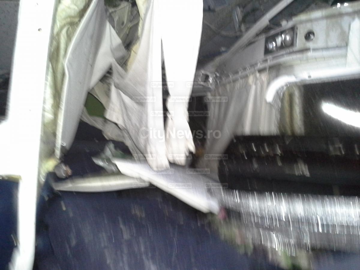 Ramasitele avionului pilotat de Adrian Iovan