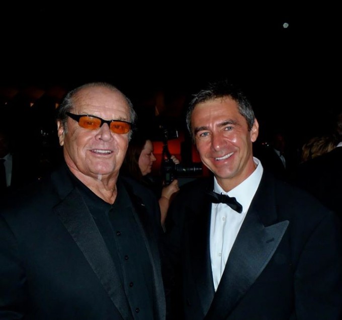 Jack Nicholson alaturi de cardiologul roman