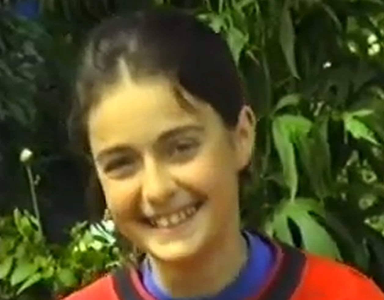 Aurelia Ion pe vremea cand era in scoala generala