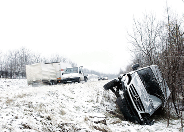 Imagini incredibile dupa un accident rutier