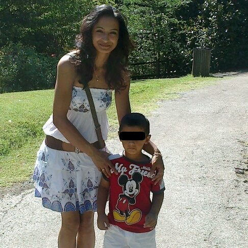 Gerogiana a lasat in urma un baiat de cinci ani si un sot indurerat