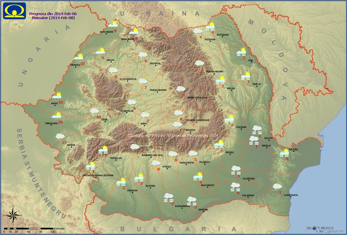 Se vor inregistra depuneri de chiciura