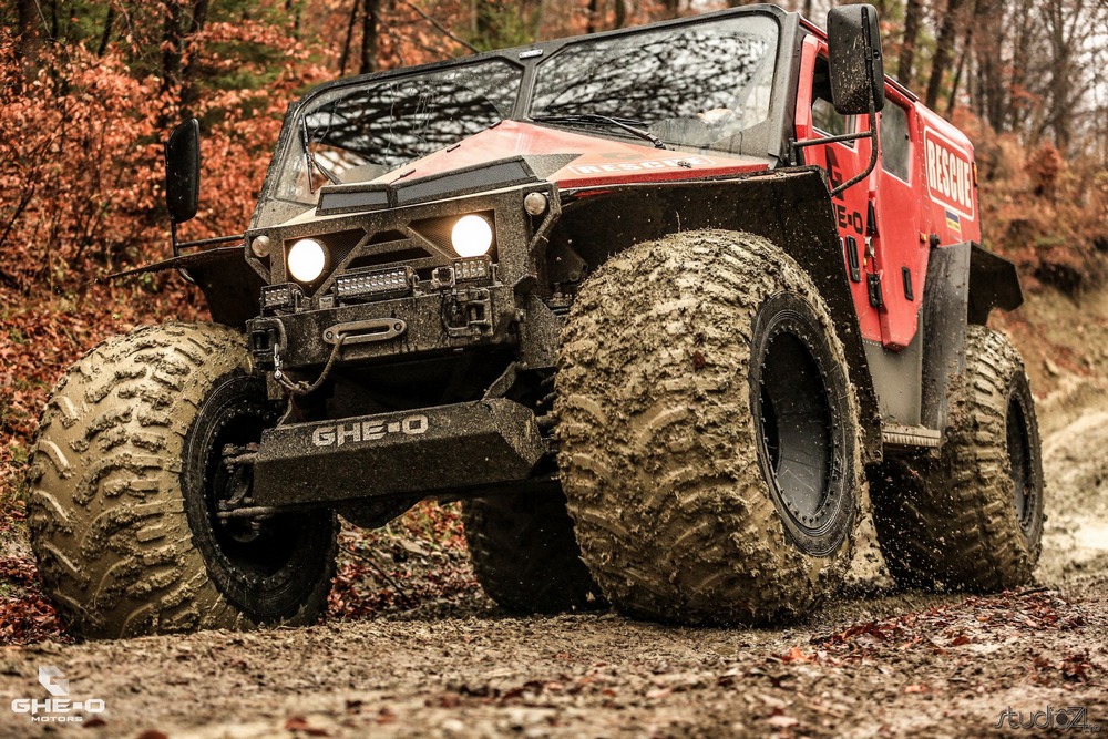 Motoarele pentru modelul Ghe-o sunt pe benzina si motorina, in functie de echiparea aleasa