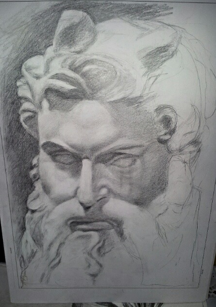 Fostul politist a facut prima opera de arta la varsta de noua ani