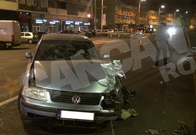 Accidentul a avut loc sambata, in jurul miezului noptii