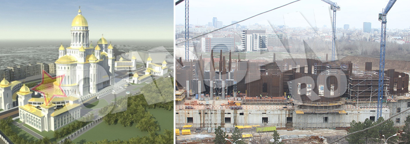 Lacasul de cult incepe sa arate ca macheta prezentata de Patriarh