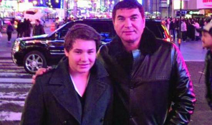 Patrick Borcea, alaturi de tatal lui