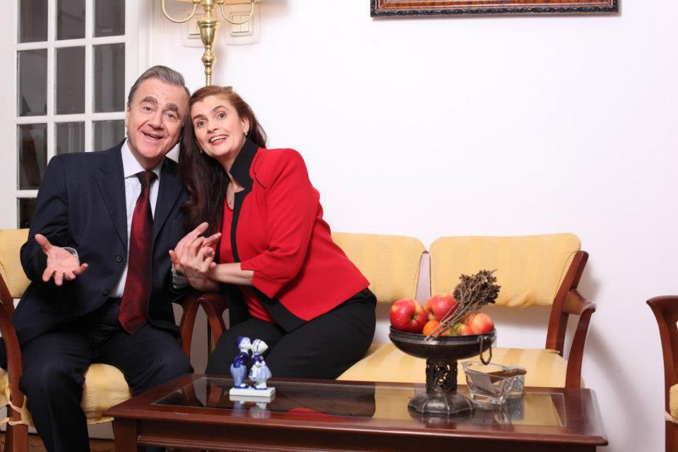 Soprana alaturi de sotul ei regizorul Cristian Mihailescu