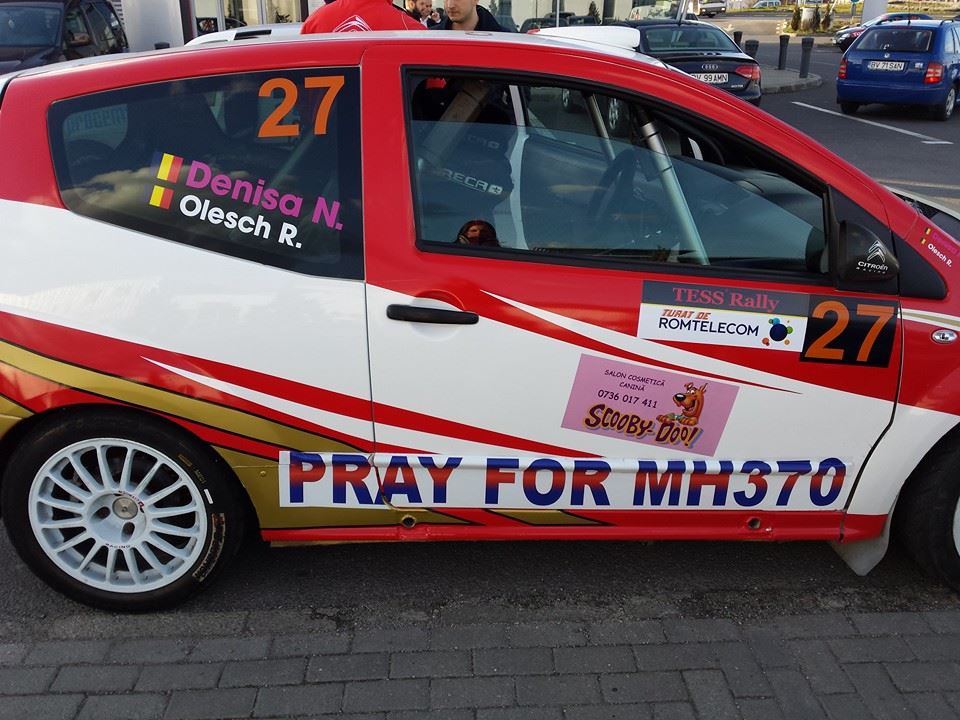 Denisa a luat startul in noua masina vineri la Raliul Brasovului