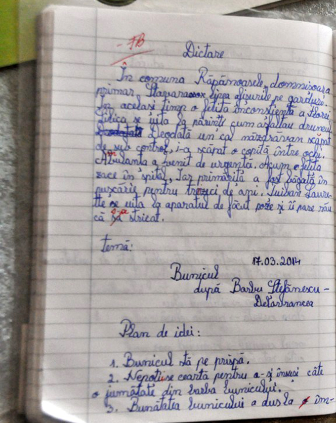Asta le-a dictat Ovidiu Balan elevilor lui