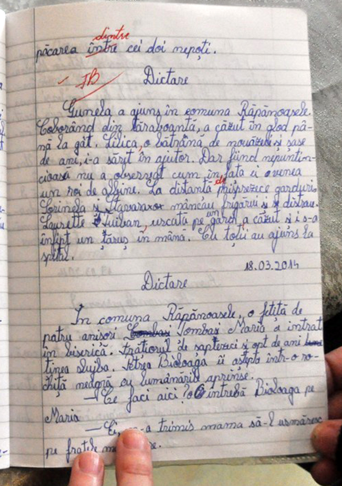 Invatatorul a recidivat a doua zi, cu o noua dictare macabra