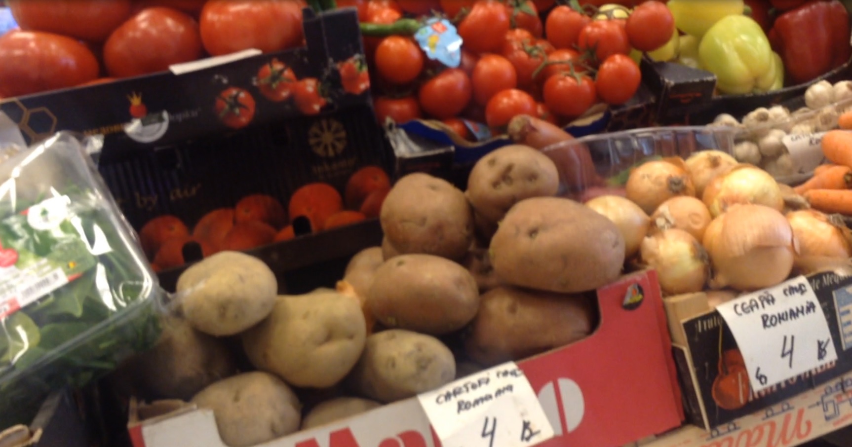 Ceapa si cartofii sunt duble ca pret fata de alte pietele