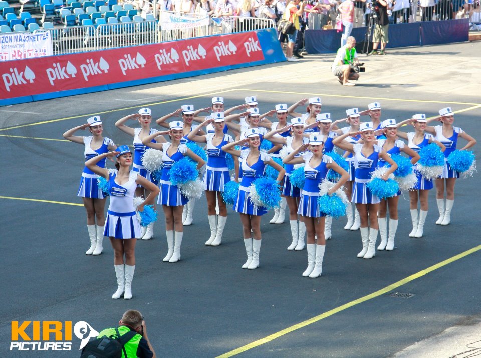 Echipa din Targoviste la Campionatul European de Majorete Croatia 2011