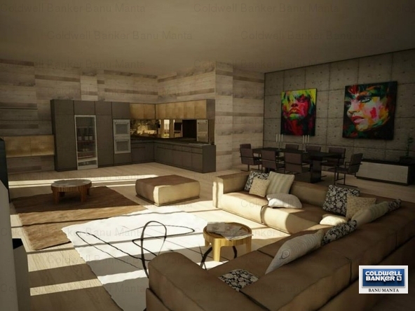 Acesta are o vedere superba catre Lacul Floreasca