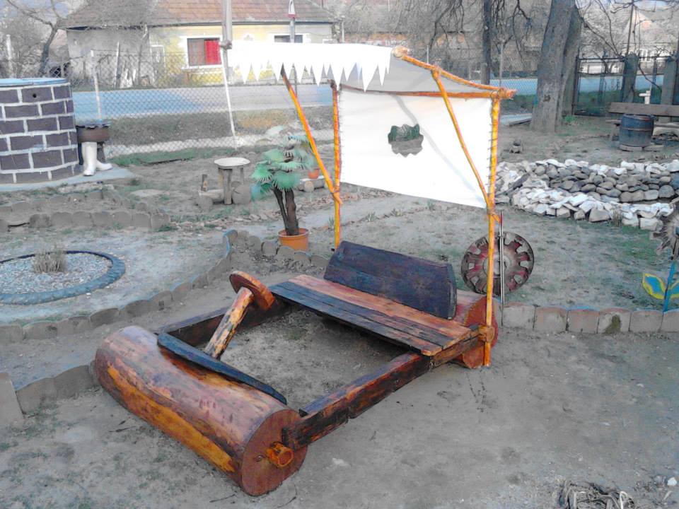 Stefan a lucrat o zi intreaga la bolidul sau