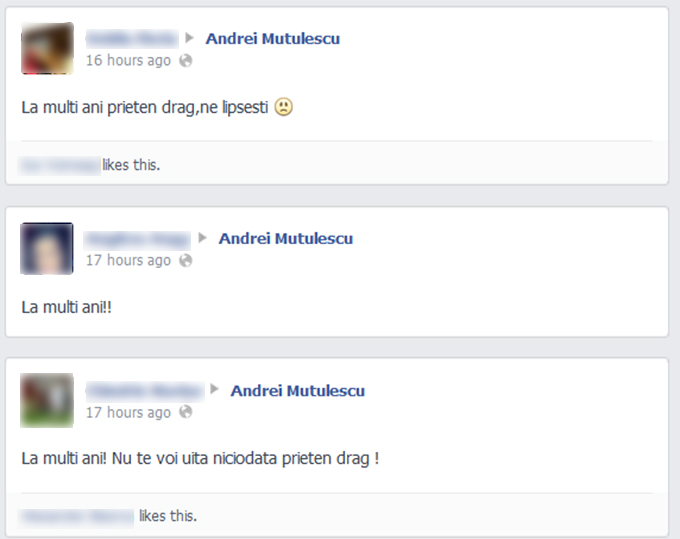 Astazi, Andrei ar fi trebuit sa implineasca 26 de ani