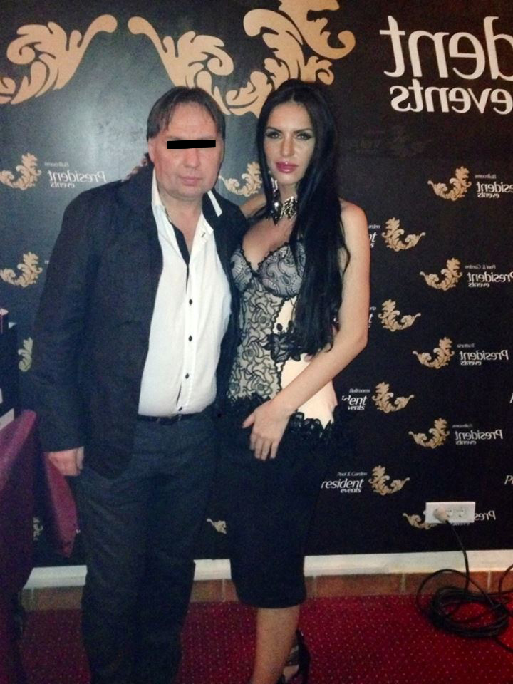 Andrei B. si fotomodelul Cristina Roman