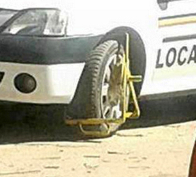 Politistul s-a trezit cu o