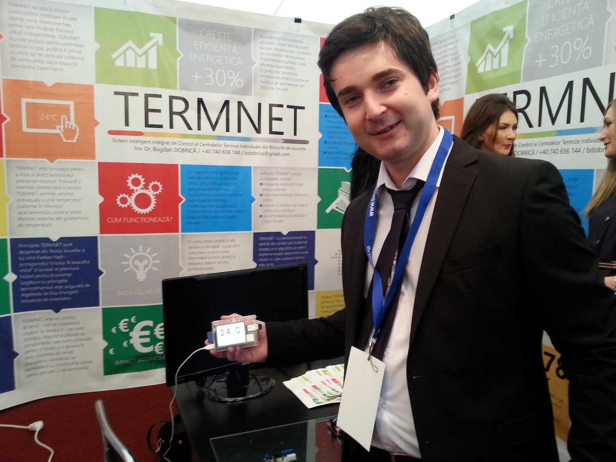 Bogdan Dobrica a inventat un dispozitiv inovator