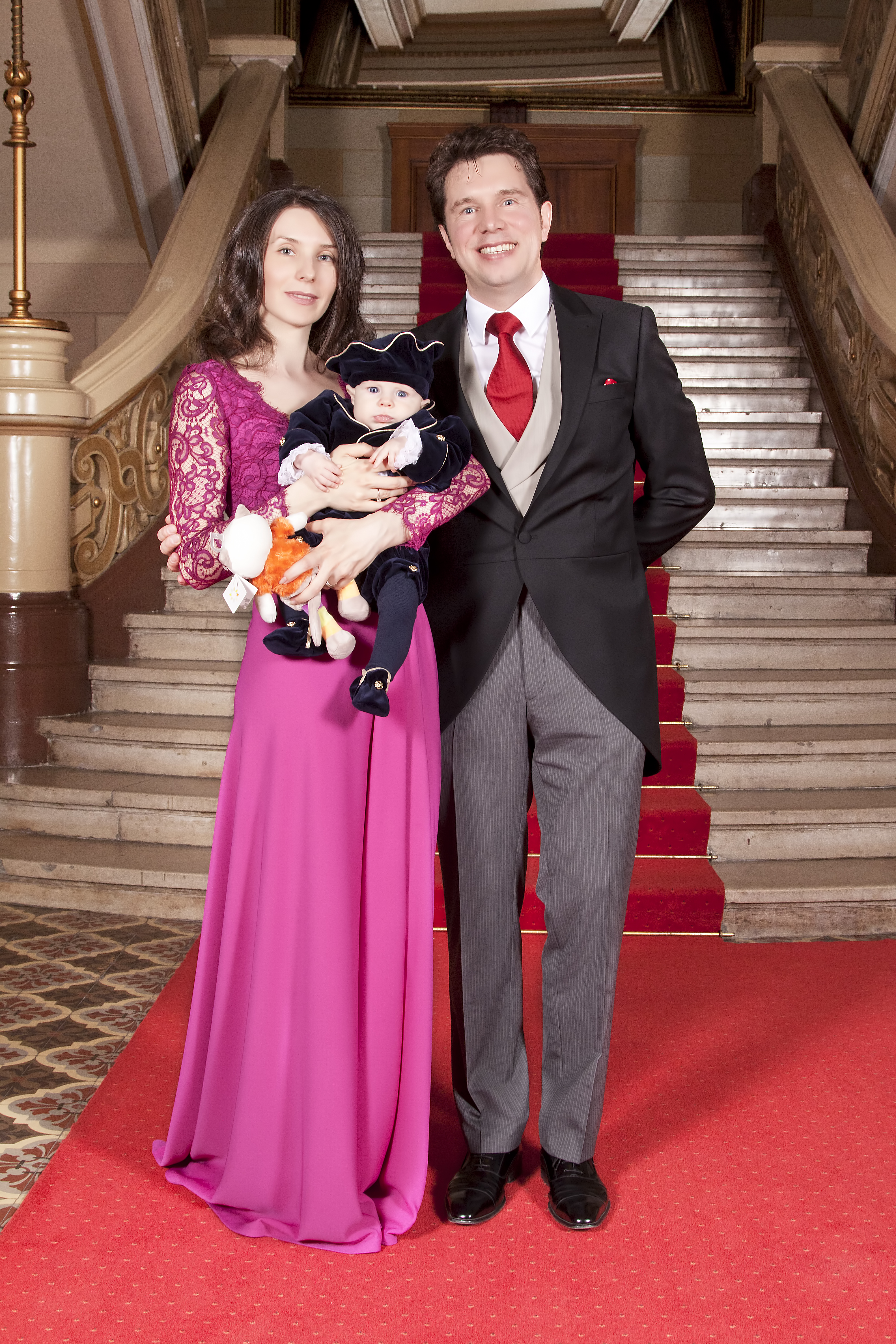 Fiul sotilor Danila a fost crestinat sambata