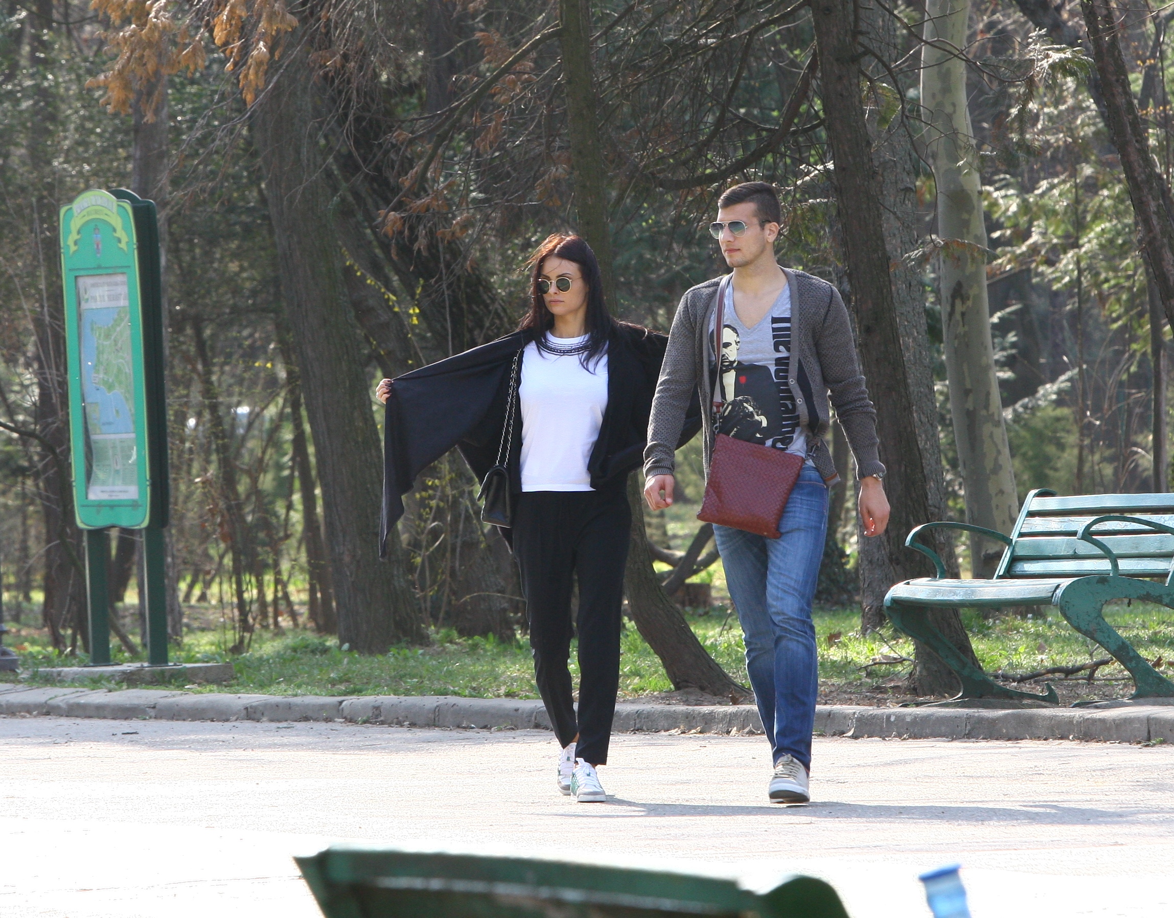 George Tucudean si iubita sa Ana