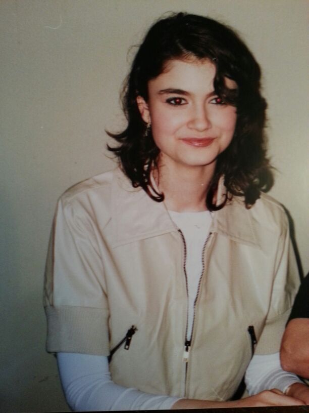 Flavia Apostol pe vremea cand avea 14 ani