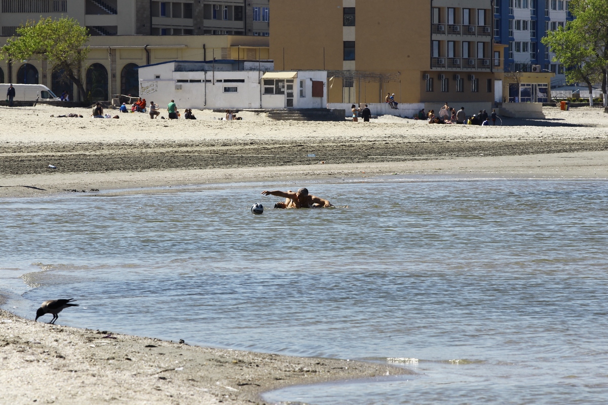 Cei doi s-au harjonit in apa in fel si chip