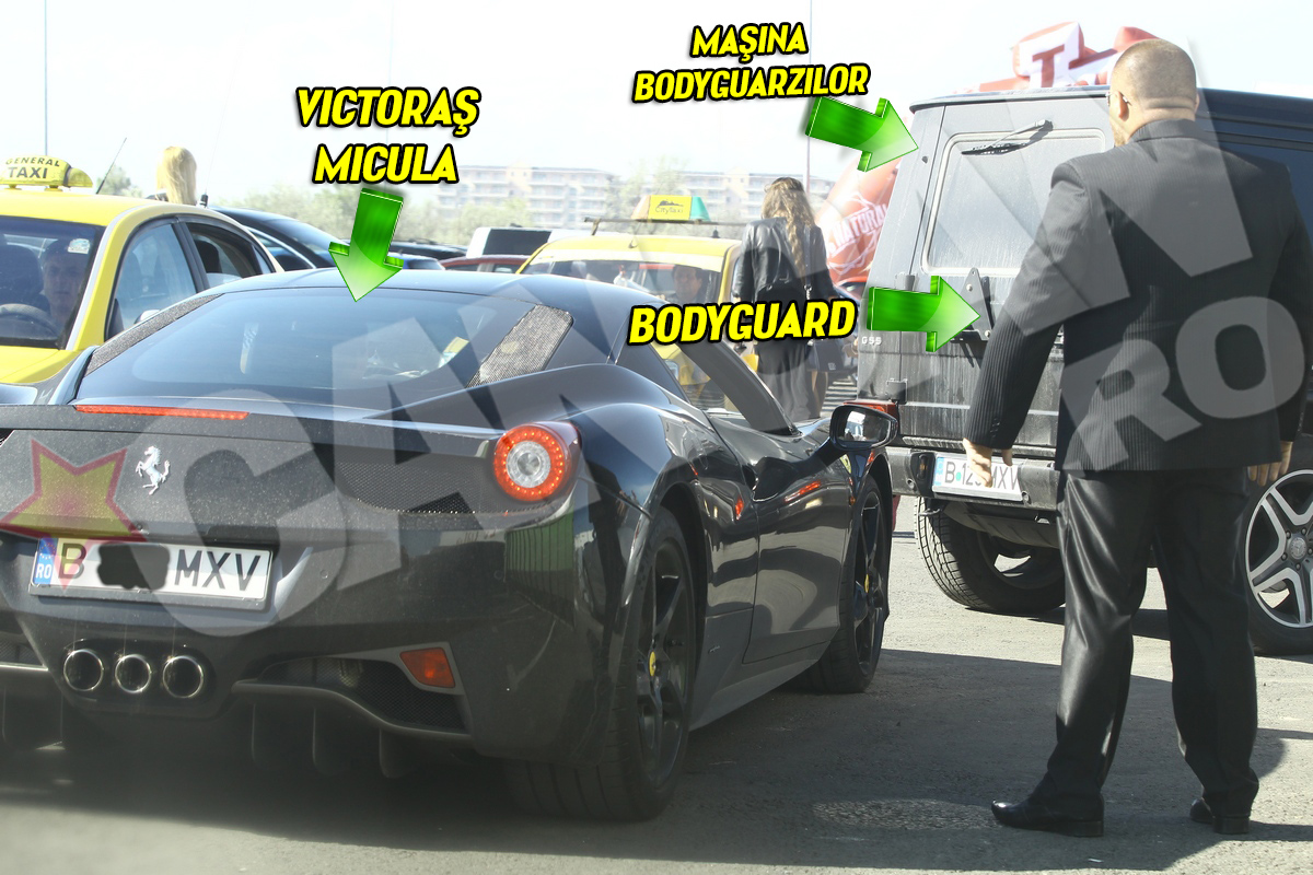 O garda de corp a coborat si a inceput sa mearga pe jos pe langa masina lui Victoras, ca sa se asigure ca nu-l urmareste nimeni