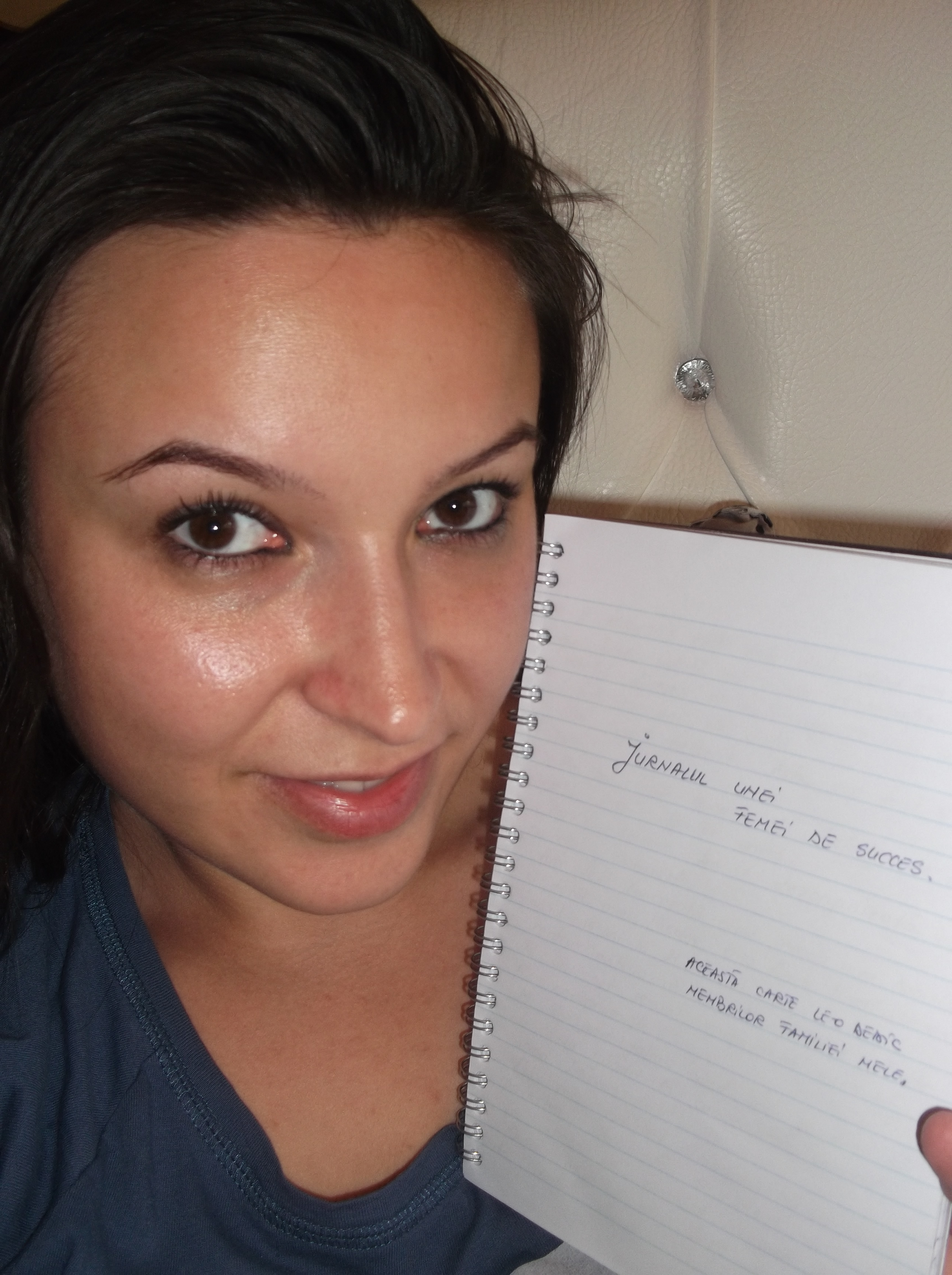 Oana Neagu a scris deja prima sa carte si s-a apucat de a doua