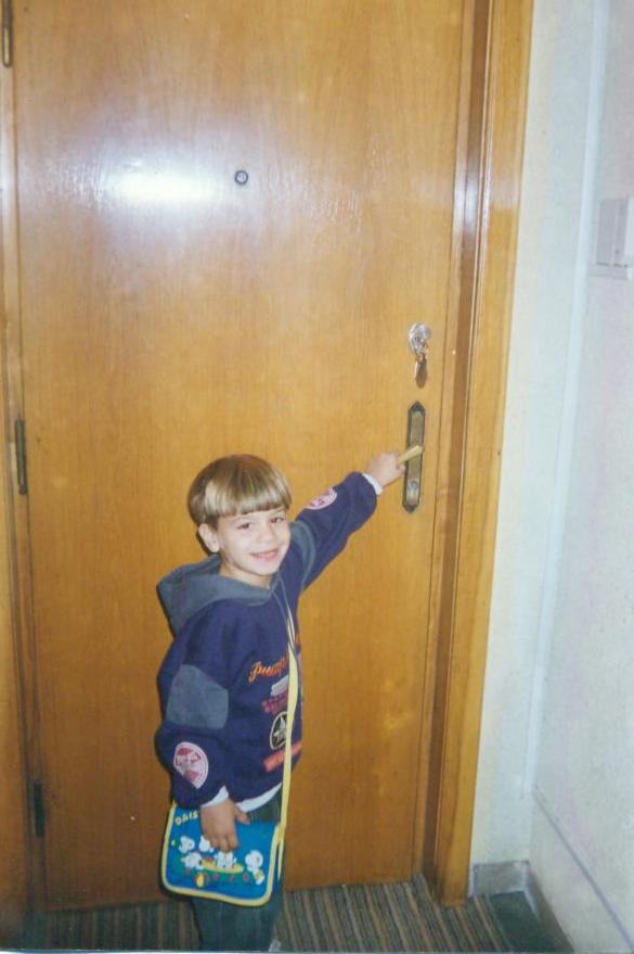 Sportivul a avut fotbalul in sange inca de mic